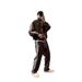 Men's Hong Kong Style Drop Shoulder Hoodie & Jogger Set – Oversized Streetwear Loungewear (Black/Navy/Brown, M-3XL)_viptrois.com