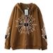 Spider Web Zipper Sweater Street Tide Spring And Autumn Hoodie American Retro Casual Jacket For Men And Women_viptrois.com
