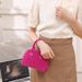 Women's Shell Crossbody Bag - Ladies Shoulder Bag With Chain Strap & Zipper Closure_viptrois.com