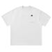 Embroidered Design Pure Cotton Short Sleeved Men's Spring And Summer New Style Loose Casual Couple Trendy Brand T-shirt_viptrois.com