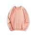 Pure Cotton Crew Neck Sweatshirt Does Not Deform, Long Staple Cotton Terry Drops Shoulders, Vintage Jacket With Loose Long Sleeves As A Base_viptrois.com
