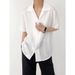 Business Korean Ice Silk Cardigan Short Sleeve Men's Summer Breathable Shirt Pleated Stripes_viptrois.com