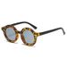 Kids'sunglasses Jelly colored round frame sunglasses for kids Cute trend sunglasses for kids sunglasses_viptrois.com