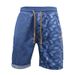 Cross-border European And American New Men's Printed Shorts Loose Beach Pants Large Size Summer Leisure Sports Five-point Pants Tide_viptrois.com