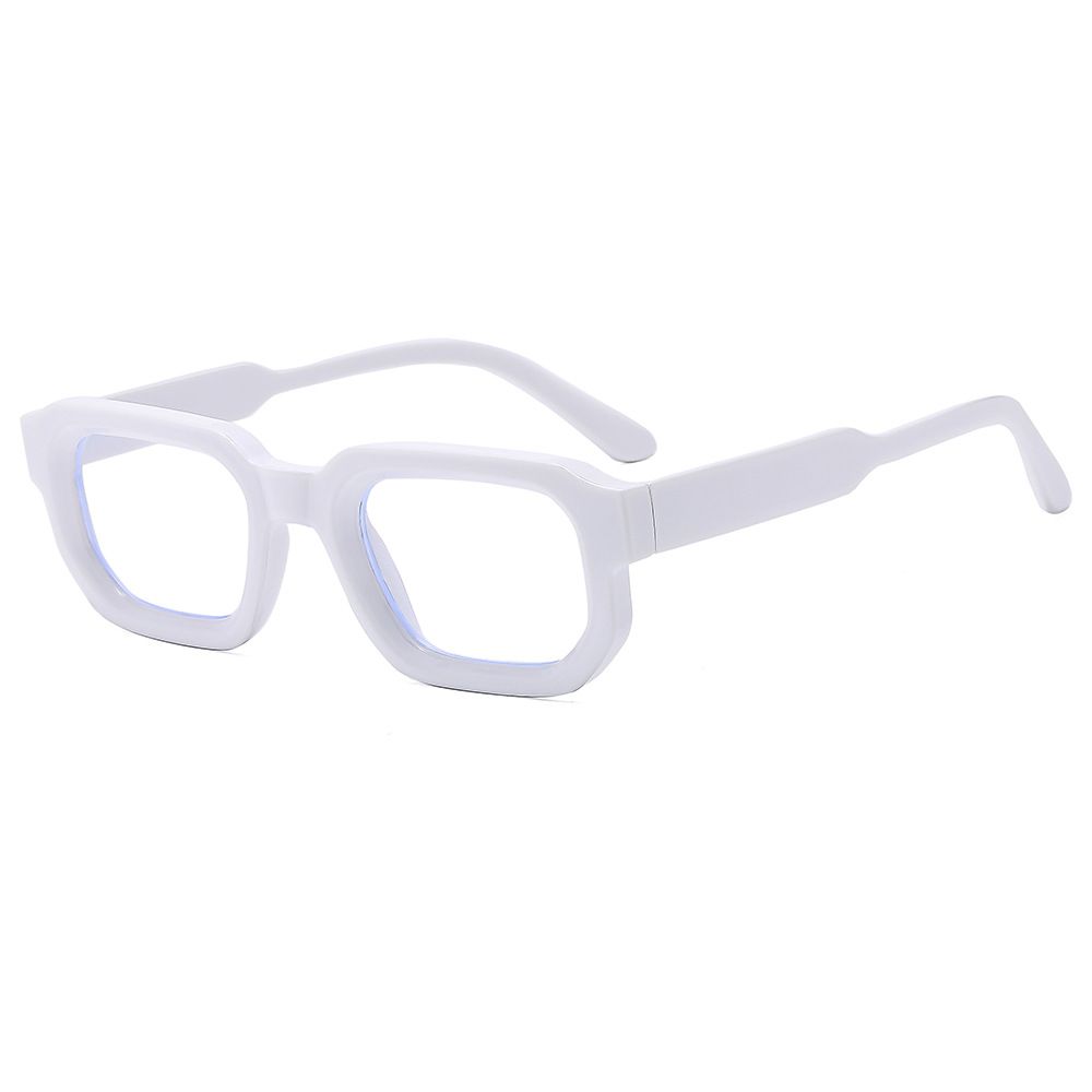 Women's Eyewear Frames Personalized Square Flat Glasses Retro And Versatile High End Anti Blue Light Glasses Niche Comfortable Glasses Frame_viptrois.com
