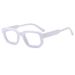 Women's Eyewear Frames Personalized Square Flat Glasses Retro And Versatile High End Anti Blue Light Glasses Niche Comfortable Glasses Frame_viptrois.com