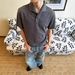 Italian One Piece Collar Button Summer Loose Knitted Short Sleeved Men's And Women's T-Shirt Breathable Polyester High End_viptrois.com