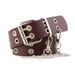 Trendy waistband, fashionable double exhaust eyechain terms, Korean version of punk style women's waistband_viptrois.com