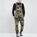 Men's Camouflage Urban Tactical Trousers Outdoor Workwear Multi-Pocket Trousers Bib Trousers_viptrois.com