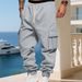 Men’s Fleece-Lined Cargo Joggers – Thermal Workwear Pants With Adjustable Drawcord & Multi-Pockets (S-3XL, 10 Neutral-to-Bold Colors)_viptrois.com