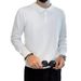 New Polo Shirt With Collar And Long Sleeves, Knitted Sweater, Men's Thin Design_viptrois.com