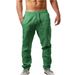 Men's clothing hip hop breathable cotton hemp loose casual sweatpants_viptrois.com