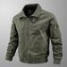 Men's Classic Flight Jacket – Lightweight Spring/Autumn Bomber With Loose Fit (S-5XL, 4 Colors)_viptrois.com