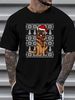 NEW LIMITED Santa Hat Xmas Ger Shepherd Ugly Christmas T-Shirt Size S-5XL Homme Stretched Unisex Breathable Summer Designer Clothes_viptrois.com