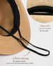 Unisex Panama Wide Brim Sun For Men And Women Beach UV Protection Summer Adjustable Straw Hat_viptrois.com