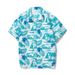 Men's Clothing Men's Hawaiian Floral Shirt – Stylish Short Sleeve Beach Shirt With Tropical Print, Breathable & Lightweight For Summer_viptrois.com