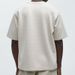 Men's Clothing New Solid Color Round Neck Short Sleeve Fashionable Casual Foreign Trade Men's All Match Tops_viptrois.com
