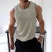 Quick-Dry Sports Casual Slim Fit Tank Top Sleeveless Short Fitness Muscle Men Summer Gym Vest Basketball Shirt_viptrois.com