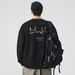 Spring And Autumn New Men's Sweatshirt Japanese Retro Round Neck Printed Pullover Versatile Loose Casual Couple Style_viptrois.com