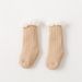 Kid's Clothing Spanish Super Thick Wool Lambskin Children's Floor Socks Solid Color Plus Velvet Baby Socks Non Slip Baby Floor Socks_viptrois.com