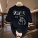 Summer Fashion 2025 Handsome Trend Brand 100% Pure Cotton Casual Versatile Lazy Style Men's Clothing Top_viptrois.com