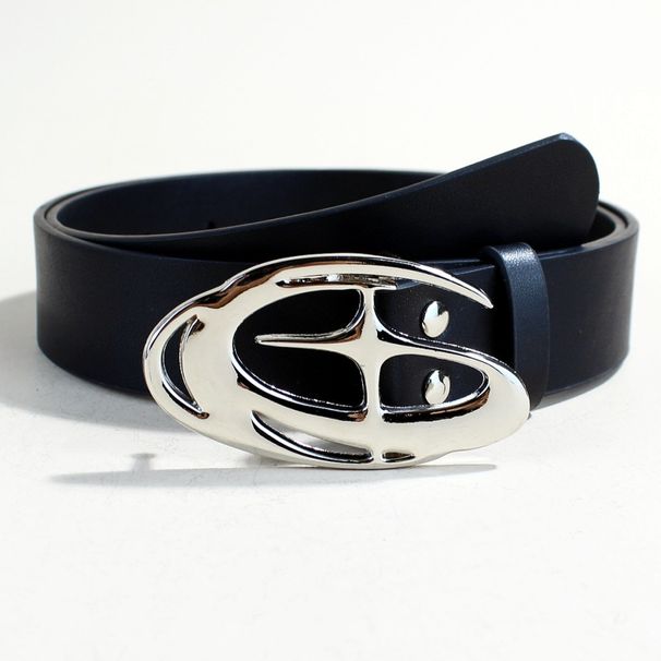 Gothic Belt - Unisex Vintage Black Waist Chain | Punk Rock Adjustable Strap For Women & Men (1.2" Width, Matte Finish)_viptrois.com