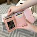 Women's New Women's Bow Decor Handbag - Slim Multi-Card Slot Wallet With RFID Protection (Elegant Clutch Purse,Available)_viptrois.com