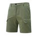 Men's Clothing Summer New European And American Men's Casual Multi Pocket Work Shorts Fashionable Solid Color Cross Border Men's Shorts_viptrois.com