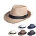 Stroh Sonnenhut Herren Damen Lässig Atmungsaktiv Cowboy Breite Krempe Jazz Hut Sonnenschutz Mode Strand Kappen Sommer_viptrois.com