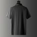 Men's Clothing Light Luxury Business Casual Ice Silk Suit Men's Summer Casual Short Sleeved Thin Striped Two Piece Suit Men's Clothing_viptrois.com