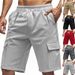 Men's Clothing Men's Sports Five Point Shorts Style Breathable Loose Fit For Summer Suitable For Squatting Jogging Casual Wear Multi Pocket Cargo_viptrois.com