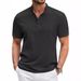 Men's Clothing New Men's Retro Cotton And Linen Striped Henry Shirt Casual Loose Shirt_viptrois.com