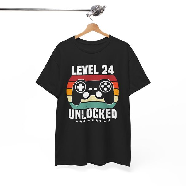 Level Up Gemer T-Shirt Mens Womens Tees Top | Gaming Mode Tee | Fun Retro Shirt For Players_viptrois.com