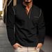 2025d 2024 Spring And Autumn New Stand Collar Polo Sweatshirt Men's Base Shirt_viptrois.com