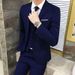 Men's Clothing Casual Suits For Men, Three Piece Suits, Handsome Style, Slim Fitting Suits For Grooms, Wedding Dresses_viptrois.com