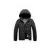 Rib Suit, Cotton-padded Coat, Men's Graphene Removable Cap, Slim Fit, Fleece, Thickened Top, Jacket._viptrois.com