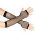 Punk Fishnet Half-Finger Gloves - Stretchy Mesh Party Gloves For Nightclub & Dance ( Breathable & Edgy)_viptrois.com