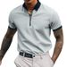 2025d Men's Polo Spring Summer 2024 Zipper New T-Shirt_viptrois.com