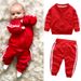 kid's clothing Autumn zipper coat sports hoodie pant two-piece set_viptrois.com