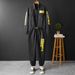 Men's Clothing ins national trend hip hop overalls men's spring and autumn street dance print performance clothes casual jumpsuit men_viptrois.com
