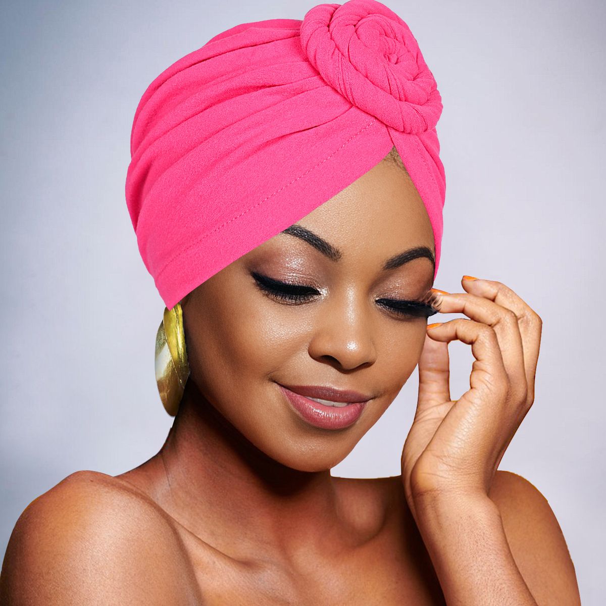 Hot Selling Spiral Turban Hat Fashion Multi Color Flowered Turban Hat Bottoming Hat One Piece Dropshipping_viptrois.com