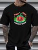 Summerween Summer Halloween Watermelon Pumpkin Vacation T-Shirt Slightly Top For Everyday Wear Stylish Streetwear Graphic Women Top Graphic Tees Fashion Female Soft Designer Clothes Comfortable Print Round Neck Short Sleeve Breathable Versatile Casual_viptrois.com