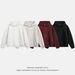 Nordmann 380g Heavyweight Basic Patchwork Autumn Short Boxy Trendy Loose Solid Color American Style Hoodie_viptrois.com