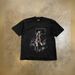 Men's Heavyweight Pure Cotton T-Shirt Oversized Retro Print Y2K Style Loose Short Sleeved 250g_viptrois.com