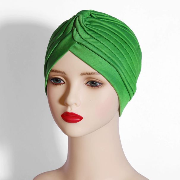 Women's Stretchy Pullover Yoga Hat - Watermelon Print Headscarf & Turban (Breathable Muslim Hijab, Middle Eastern/Indian Style)_viptrois.com