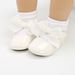 Meckior Baby Shoes Bowknot Rubber Sole Anti-slip PU Ballet Slippers Baby Girl Dress Shoes First Walker Toddler Crib Shoes_viptrois.com
