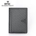Men's Wallet Card Cases New Rfid Card Holder Carbon Fiber Pattern Pull Out Oblique Card Slot Multifunctional ID Card Holder Men's Business Card Bag_viptrois.com