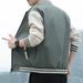 Pure 2022 Spring And Autumn New Men's Sports Casual Baseball Jacket Oversized Loose Youth Trendy Top With Printed_viptrois.com