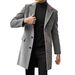 Men's British Woolen Coat For Autumn And Winter, Simple And Versatile Suit Jacket, Trendy Business Casual Coat_viptrois.com