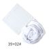 Elegant Pearl Chiffon Turban Set – Pleated Drawstring Hat & Matching Headscarf (Single Color Women's Headwear Combo)_viptrois.com